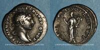 ROMAN EMPIRE Denier Trajan (98-117). . Rome, R/: la Félicité -