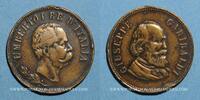 MEDALS Giuseppe Garibaldi et Umberto I d'Italie. Médaille laiton -