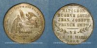 MEDALS rial Naissance du Prince impé . Médaille en laiton. 23,52 mm -