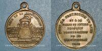 REVOLUTIONARY DOCUMENTS and WAR OF 1870 Révolution de Promulgation de la Constitution. Médaille cuivre jaune. 23,4 mm -