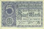 FRENCH EMERGENCY NOTES 5 mark Mulhouse (68). Ville. Billet Non annulé -