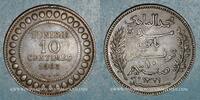 OLD FRENCH COLONIES 10 centimes Tunisie. Mohammed IV El-Hadi (Hédi Bey) (1320-1324H = 1902-1906). 1903A -