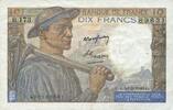 NOTES OF THE BANQUE DE FRANCE 10 francs Banque de France. Billet. mineur, -