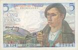 NOTES OF THE BANQUE DE FRANCE 5 francs Banque de France. Billet. berger, -