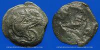 CELTIC COINS Bronze Bituriges Cubi. Région de Bourges. au loup, 1er siècle AC -