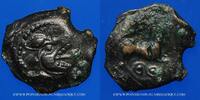 CELTIC COINS Bronze Bituriges Cubi. Région de Bourges. au loup, 1er siècle AC -