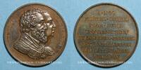 MEDALS bronze Louis XVIII. Rétablissement de la statue d'Henri IV Médaille 32,7 mm gravée par Gayrard -