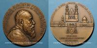 MEDALS bronze Algérie. Mgr. A. F. Leynaud, archevêque d'Alger. Médaille . 59 mm. Gravée par R.B. Baron -
