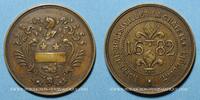 ALSACE Jeton Froeschwiller. Albert Lallement de Liocourt (1682-1697), comte de Durckheim-Montmartin. -