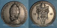 MEDALS Vatican. Pie XI. 50e anniversaire de son ordination sacerdotale. Médaille argent -