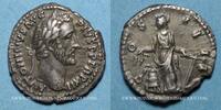 ROMAN EMPIRE Denier Antonin le Pieux (138-161). . Rome, 148-149. R/: l'Abondance -
