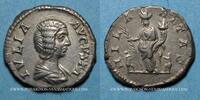 ROMAN EMPIRE Denier Julia Domna, épouse de Septime Sévère ( 217). . Rome, 202. R/: la Joie -