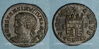 ROMAN EMPIRE Centenionalis Constantin II, césar (317-337). . Arles, 2e officine, 328-329. R/: porte de camp -