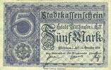 FRENCH EMERGENCY NOTES 5 mark Mulhouse (68). Ville. Billet Non annulé -