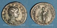 ROMAN EMPIRE Denier Julia Mamée, mère d'Alexandre Sévère ( 235). . Rome, 222. R/: Junon -