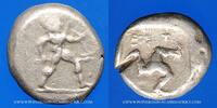 GREEK COINS Statère Pamphylie. Aspendos. 5e siècle AC -