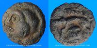 CELTIC COINS Potin Rémi. Région de Reims. 3e siècle AC -