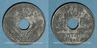 FRENCH MODERN COINS 10 centimes Etat français (1940-1944). grand module -