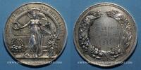 ALSACE Alsace. Strasbourg. Cercle de jardinage d'Alsace. Médaille argent. 51 mm -