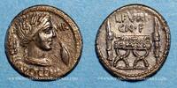 ROMAN REPUBLIC Denier République romaine. L. Furius Cn. f. Brocchus (vers 63 AC). -