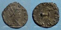 ROMAN EMPIRE Antoninien Gallien (253-268). . Rome. 11e officine, 267-268. R/: cerf -