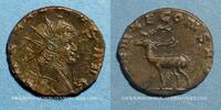 ROMAN EMPIRE Antoninien Gallien (253-268). . Rome. 267-268. R/: cerf -
