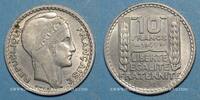 FRENCH MODERN COINS 10 francs Gouvernement provisoire (1944-1947). Turin rameaux courts -