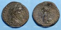 ROMAN EMPIRE Sesterce Septime Sévère (193-211). . Rome, R/: l'Afrique -