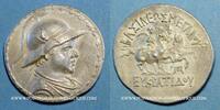 GREEK COINS Tétradrachme Bactriane. Eucratides I (171-145 AC). -