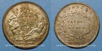 Jeton 1756 MARKEN - JETONS (RECHENPFENNIGE) Lyon. Ex-consuls.   argent ss-vz / TTB
