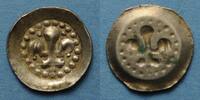ALSACE Pfennig Strasbourg. Municipalité. au lis (14e - 15e siècle) -