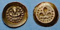 ALSACE Pfennig Strasbourg. Municipalité. au lis (14e-15e siècle) -