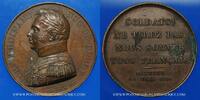 MEDALS bronze Charles Ferdinand, duc de Berry. Médaille . 40,5 mm -