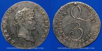 FRENCH MODERN COINS 2/3 taler Allemagne. Westphalie. Jérôme Napoléon (1807-13). Clausthal -