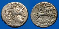 ROMAN REPUBLIC Denier vers 125 République romaine. M. Porcius Laeca (ver... 122.25 US$  +  11.00 US$ shipping