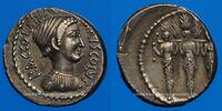 ROMAN REPUBLIC Denier vers 43 République romaine. P. Accoleius Lariscolu... 489.00 US$  +  11.00 US$ shipping