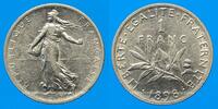FRENCH MODERN COINS 1 franc 1898 3e république (1870-1940).  Semeuse vz 48.90 US$  +  11.00 US$ shipping