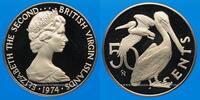 WORLD COINS (excl. EUROPE) 50 cents 1974 Iles Vierges. Elisabeth II (195... 10.48 US$  +  11.00 US$ shipping