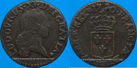 FRENCH ROYAL COINS Liard Louis XV (1715-1774). au buste enfantin Strasbourg -