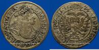 EUROPE 6 kreuzer Silésie. Léopold I (1657-1705). SHS. Breslau -