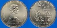 WORLD COINS (excl. EUROPE) 5 dollars Canada. Elisabeth II (1952-2022). J.O. Montréal. Anneaux Olympiques -