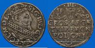EUROPE Pologne. Sigismond III (1587-1632). Trojak Cracovie -