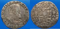EUROPE Pays Bas. Gueldre. Philippe II (1555-1598). 1/5 écu, Nimègue -