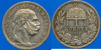 EUROPE 1 korona Hongrie. François Joseph I (1848-1916). -