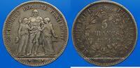 FRENCH MODERN COINS 5 francs 1874 K 3e r&eacute;publique (1870-1940).  Hercule ... 80.14 US$  +  11.38 US$ shipping