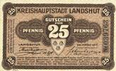 GERMANY - EMERGENCY NOTES (1914-1923) K - Z 50 pf 29.3.1917 Landshut. St... 5.81 US$  +  11.38 US$ shipping