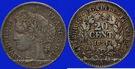 FRENCH MODERN COINS 20 centimes 1851 A 2e r&eacute;publique (1848-1852). ss 37.17 US$  +  11.38 US$ shipping