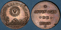 TOKENS Jeton Affinages de Lyon. cuivre -