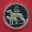 Irland 15 Euro Silber 2012 Animals of Irish Coinage - Hunde Proof in Kapsel, Zertifikat, Box & Umkarton; OVP