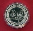 Belgien 10 Euro Silber 2014 The Great War 14-18 - Menentor in Ieper - proof in capsule, coa & box
